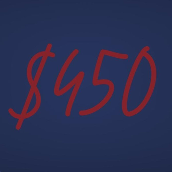 $450