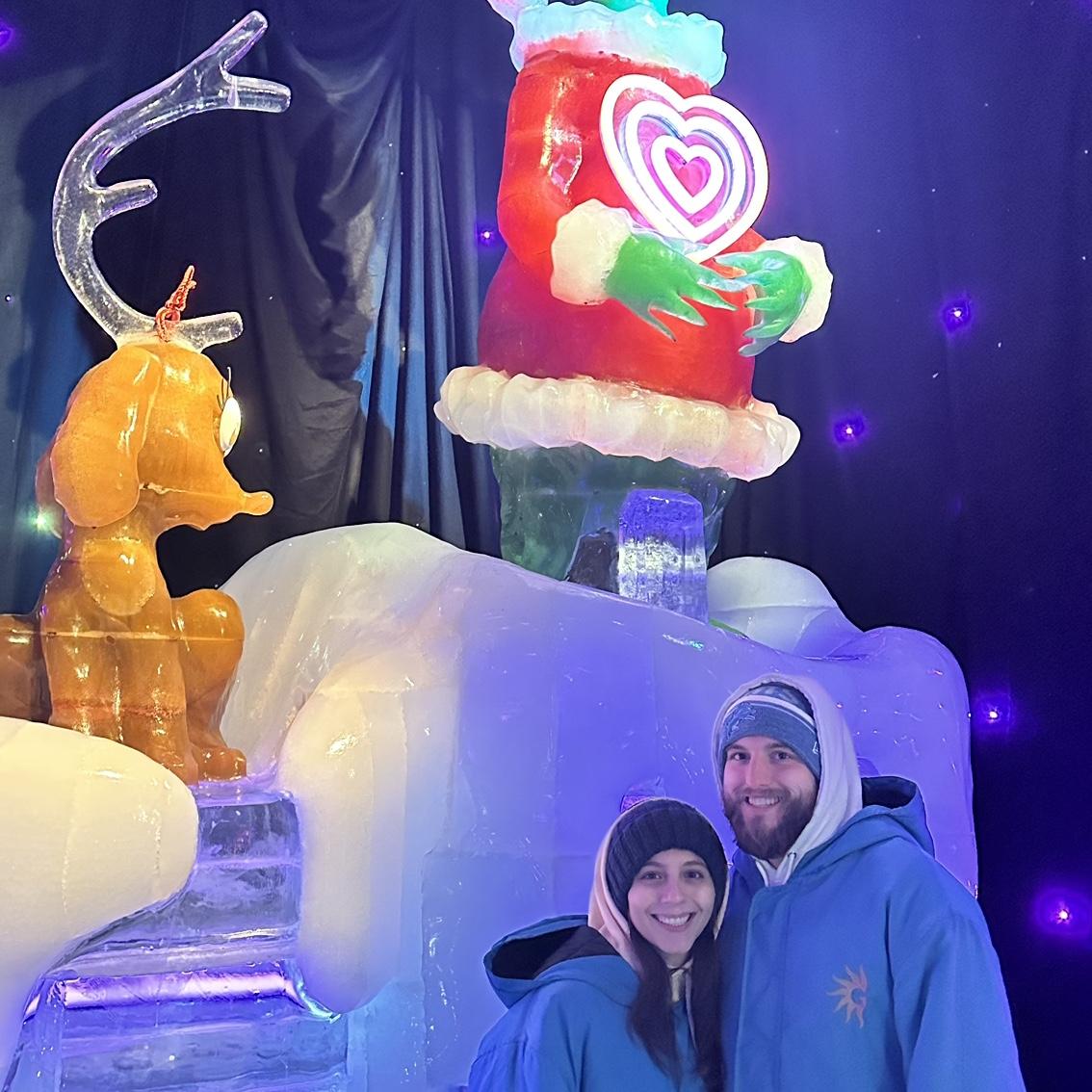 At the Gaylord ice hotel 2023 (grinch)