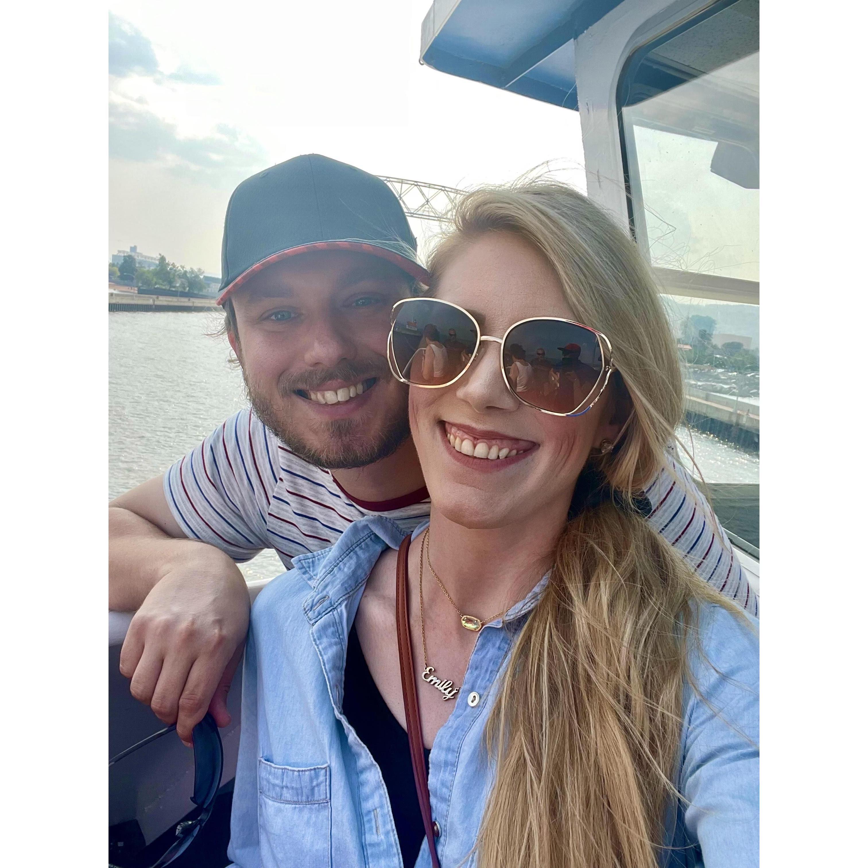 Boat Tour on Lake Superior Minnesota
