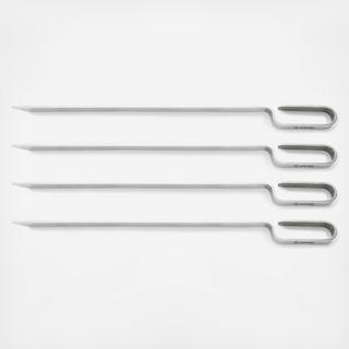 Steel Skewer, Set of 4