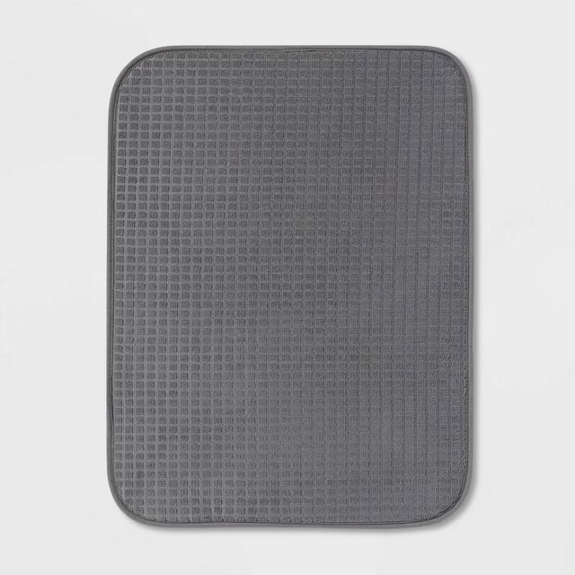 18"x 24" Drying Mat Dark Gray - Brightroom™