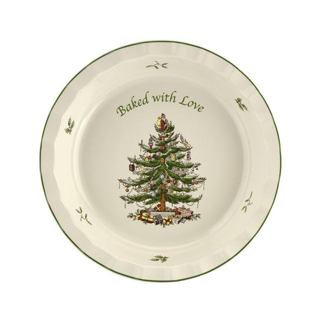 Spode Christmas Tree Pie Dish Baked With Love