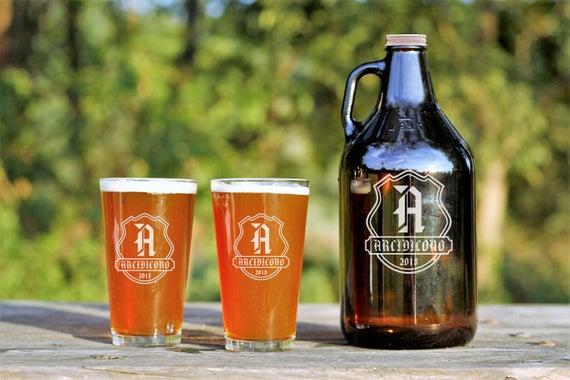 Personalized Beer Growler, Engraved Growler, Custom Beer Gifts, Beer Growler, Growler, Gifts for Dad, 64oz Growler, Engraved Growler
