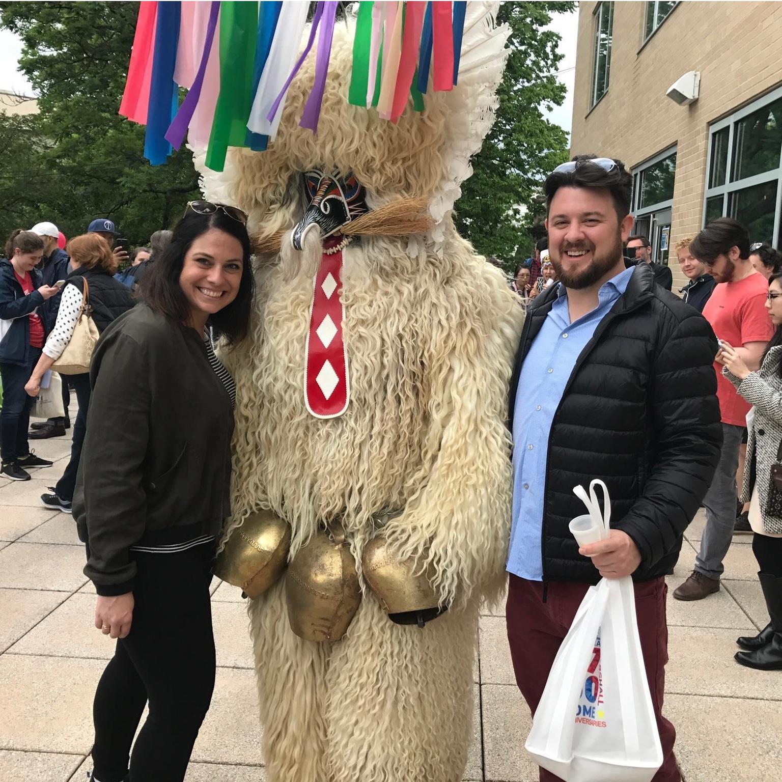We loved the Embassy tour that weekend in D.C., especially.  Pretty sure this was the Slovakian house...this guy was great!
