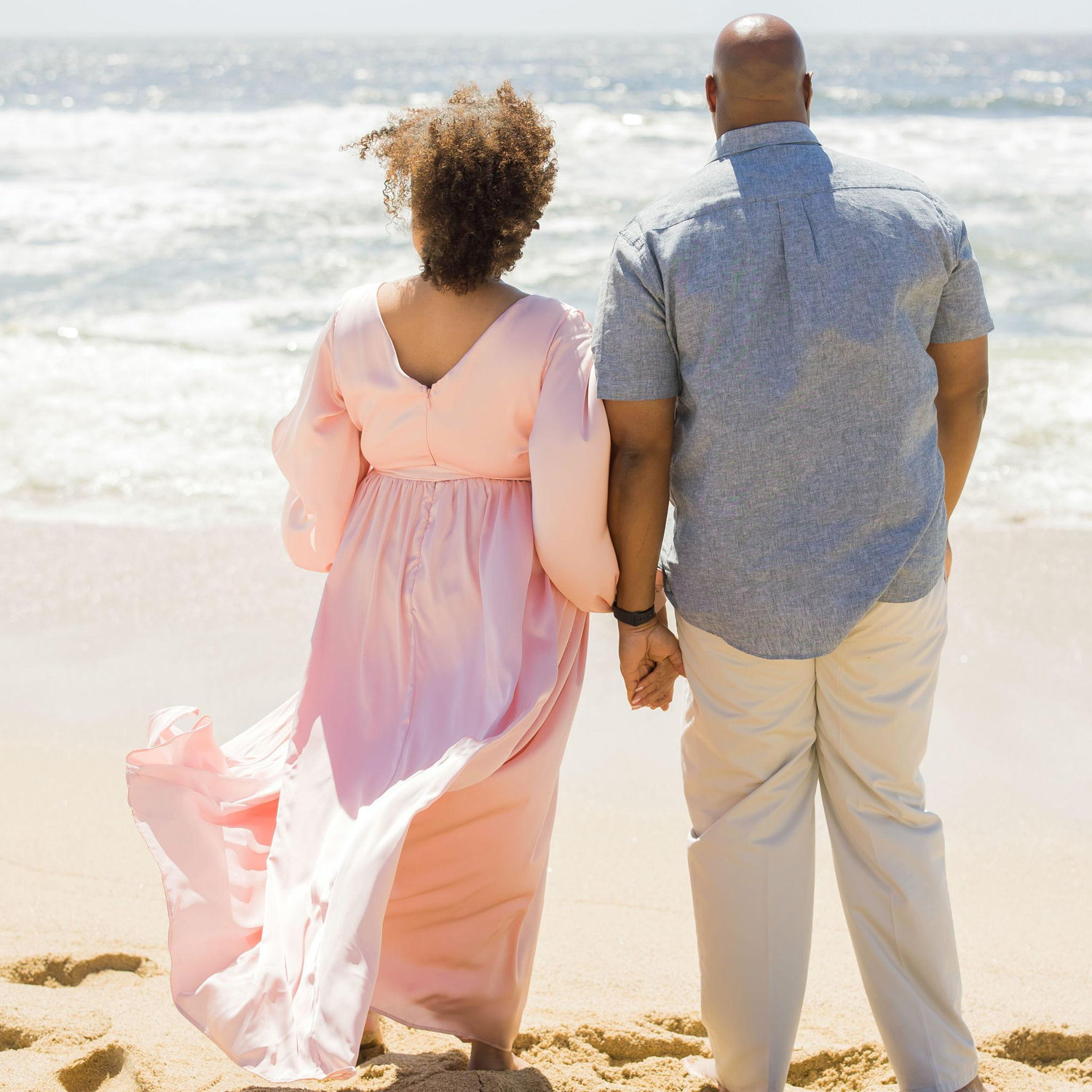 Engagement photos in Half Moon Bay