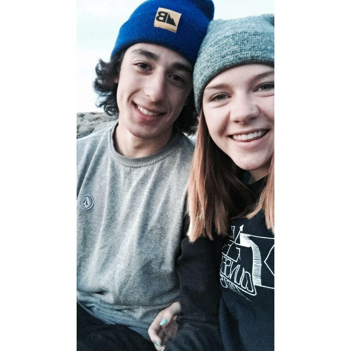 The only sunset hike Devynn ever got Quinn on - 2014