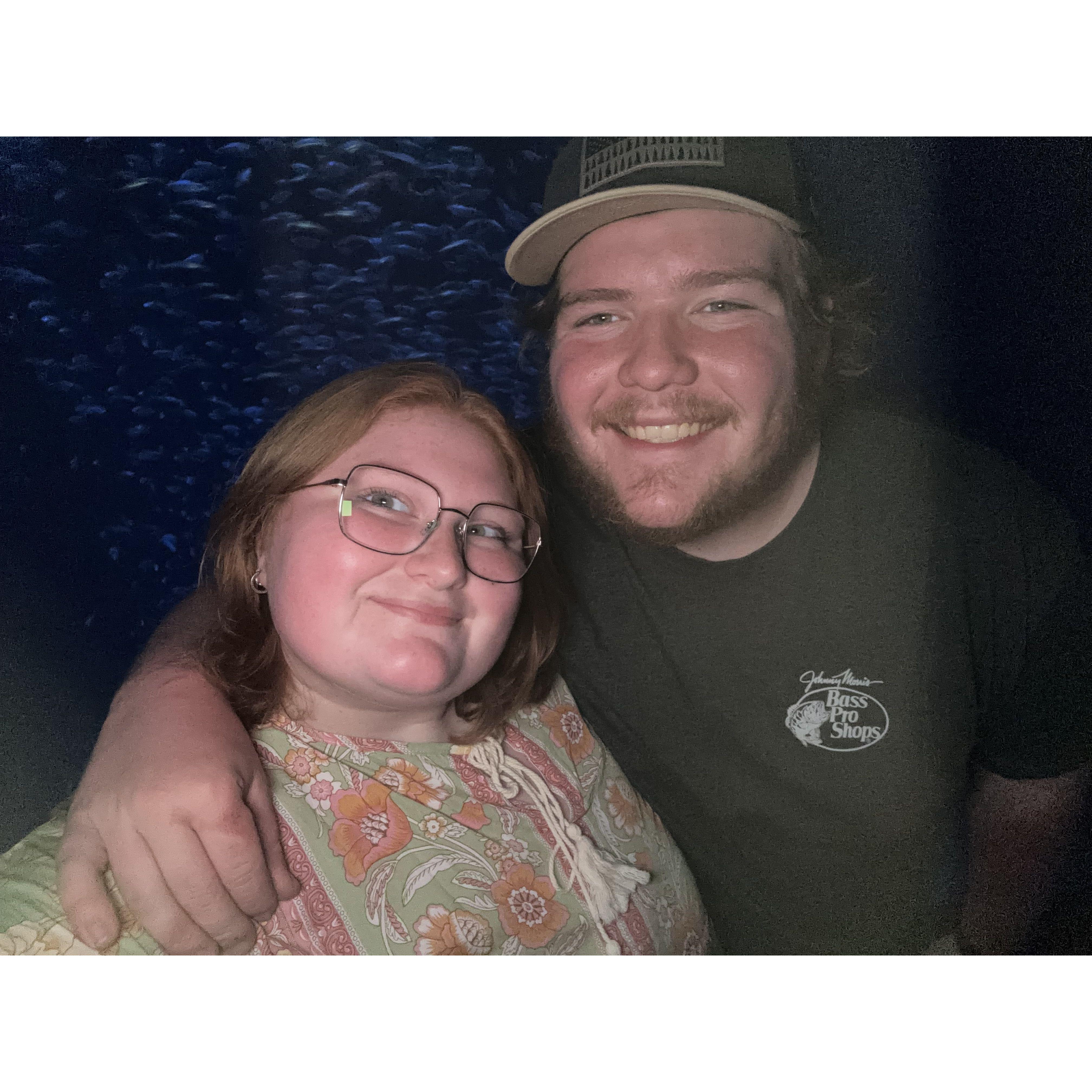 Our Aquarium Date!