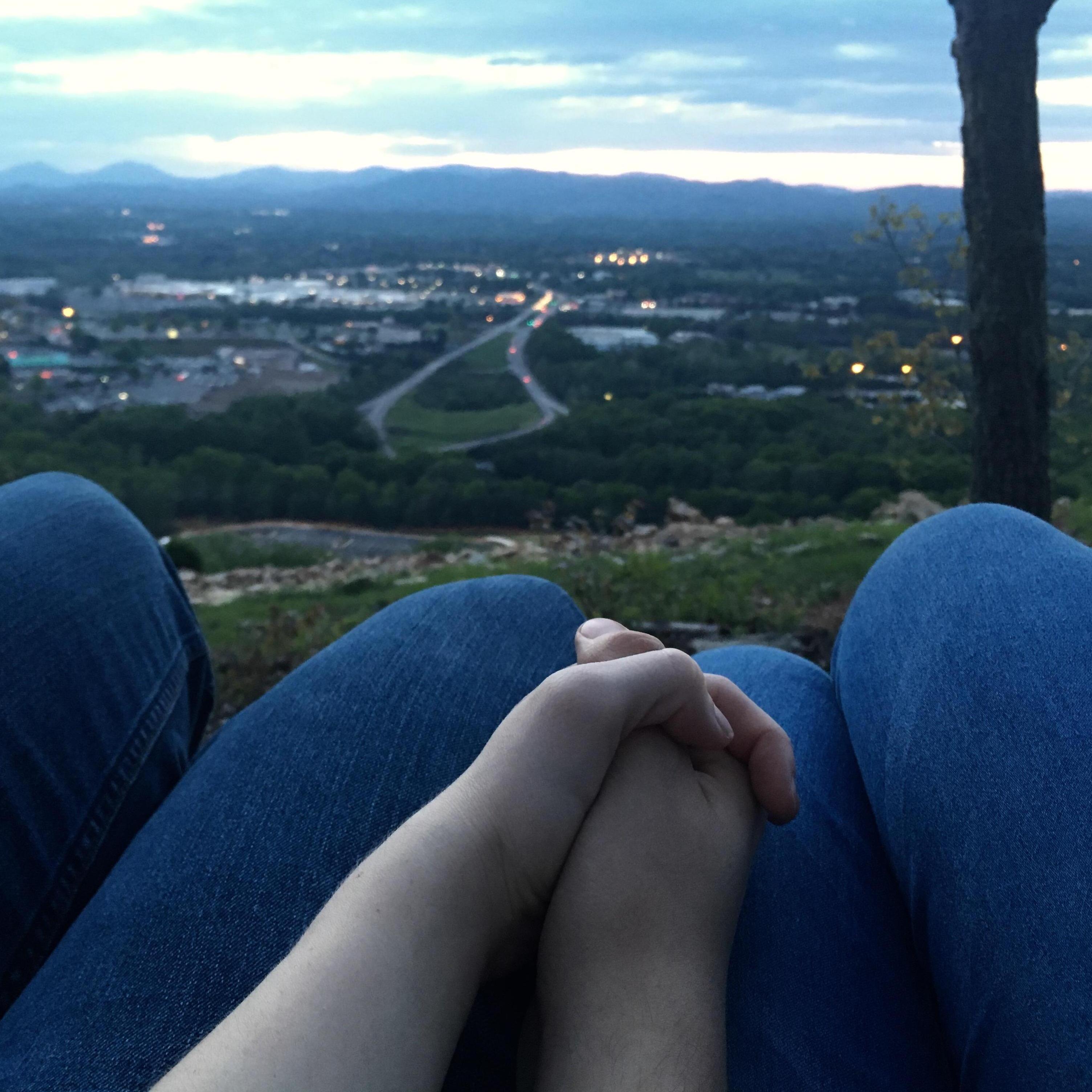 Spring 2017 - View from the LU monogram on a hammock