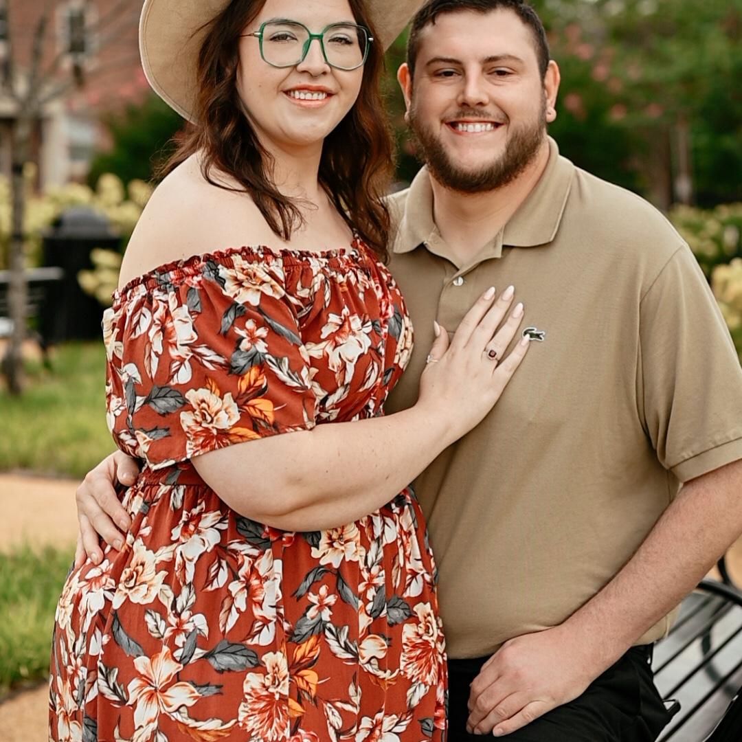 Photo shoot at the Bell Tower Green in Salisbury where we got saved ♥️