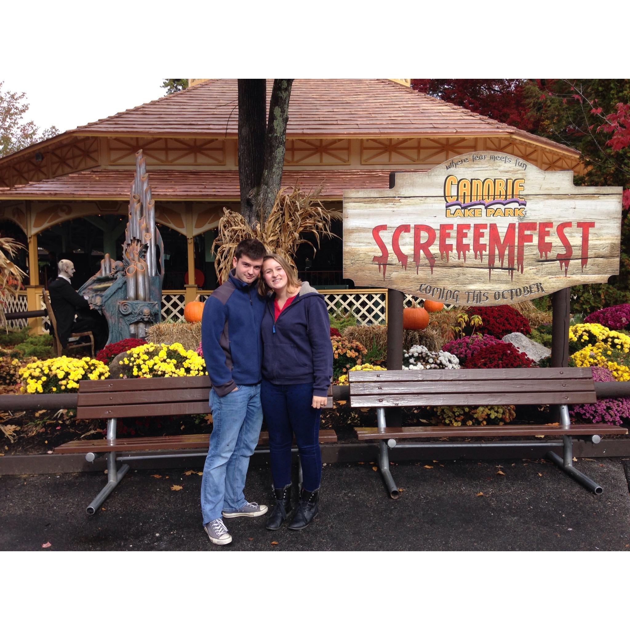 Canobie Lake Park Screeemfest, Halloween 2015.
