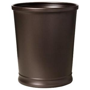 InterDesign Gina Bronze Ribbed Wastecan - Brown