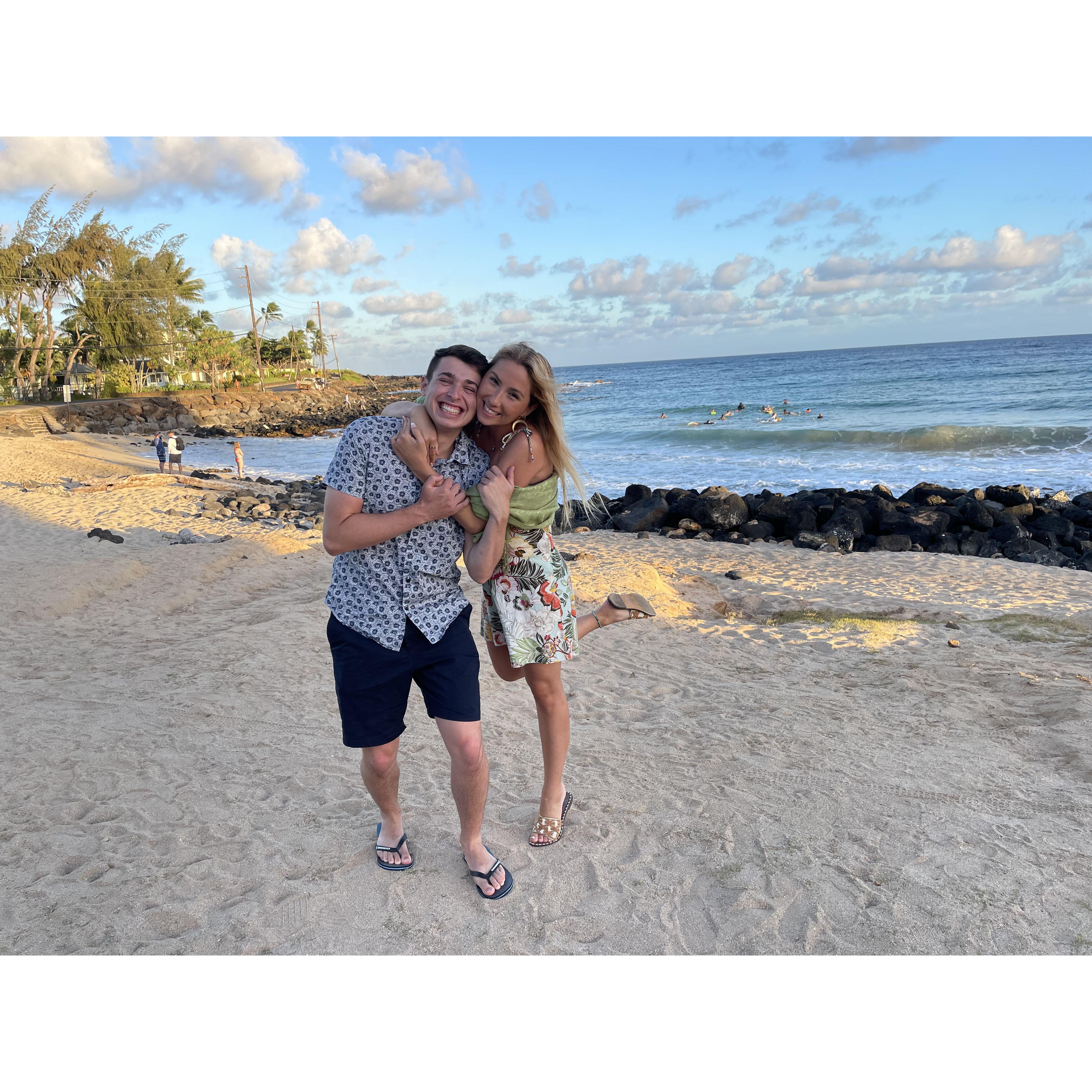 Us on the beaches of Poipu in August 2022!