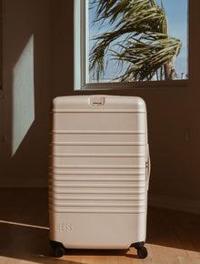 the 29" large check-in roller in beige