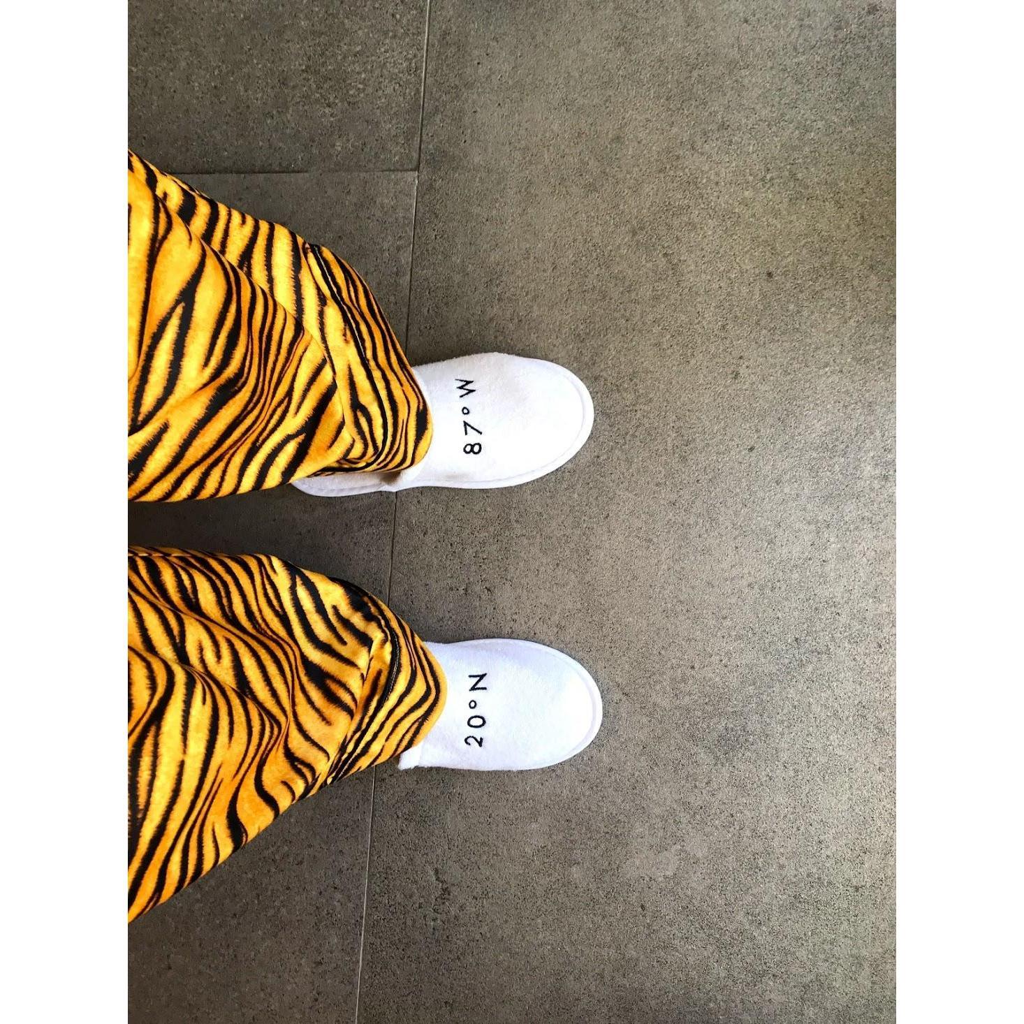 Resort Life - Freebie slippers to keep your feet comfy even after you leave the resort.