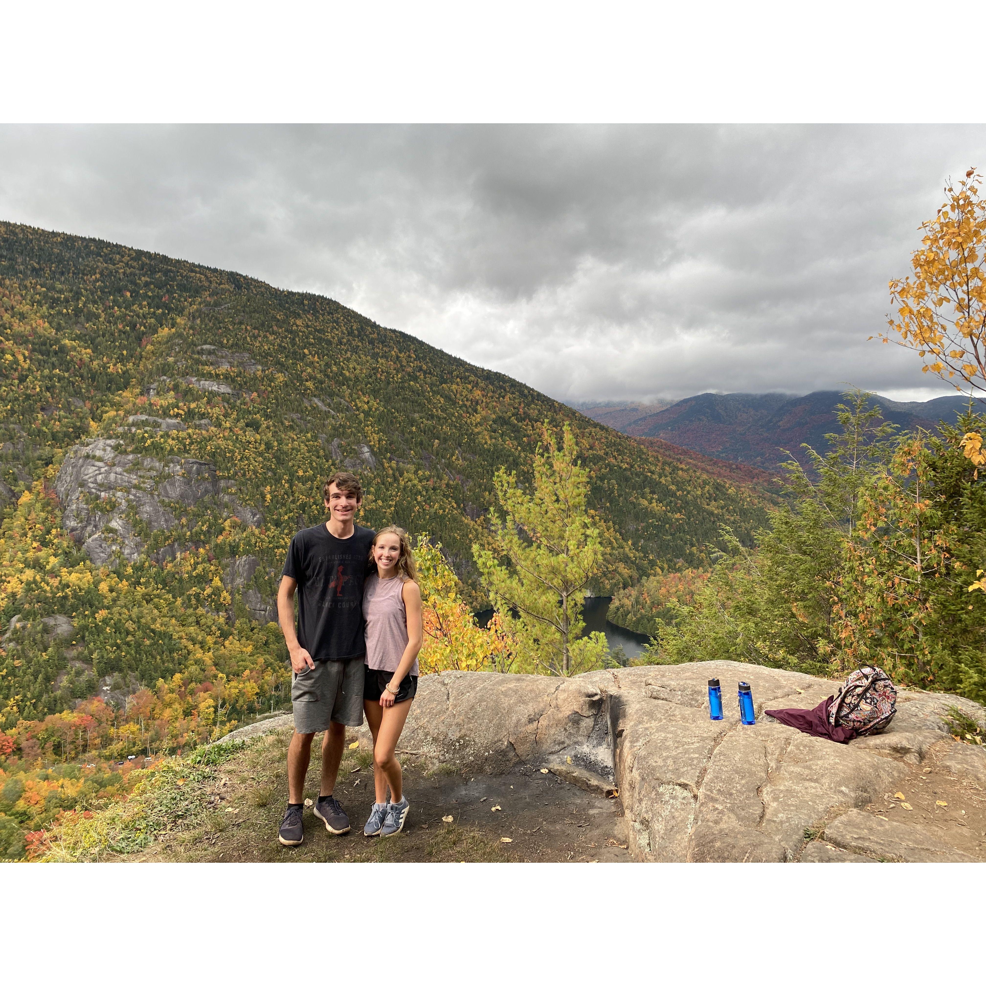 Our first "high peak" hike.