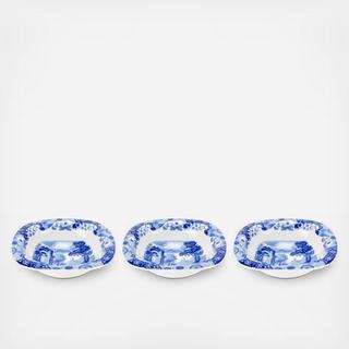 Blue Italian Dipping Dish, Set Of 3