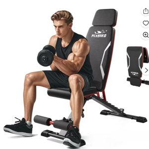 Adjustable Workout Bench with Headrest