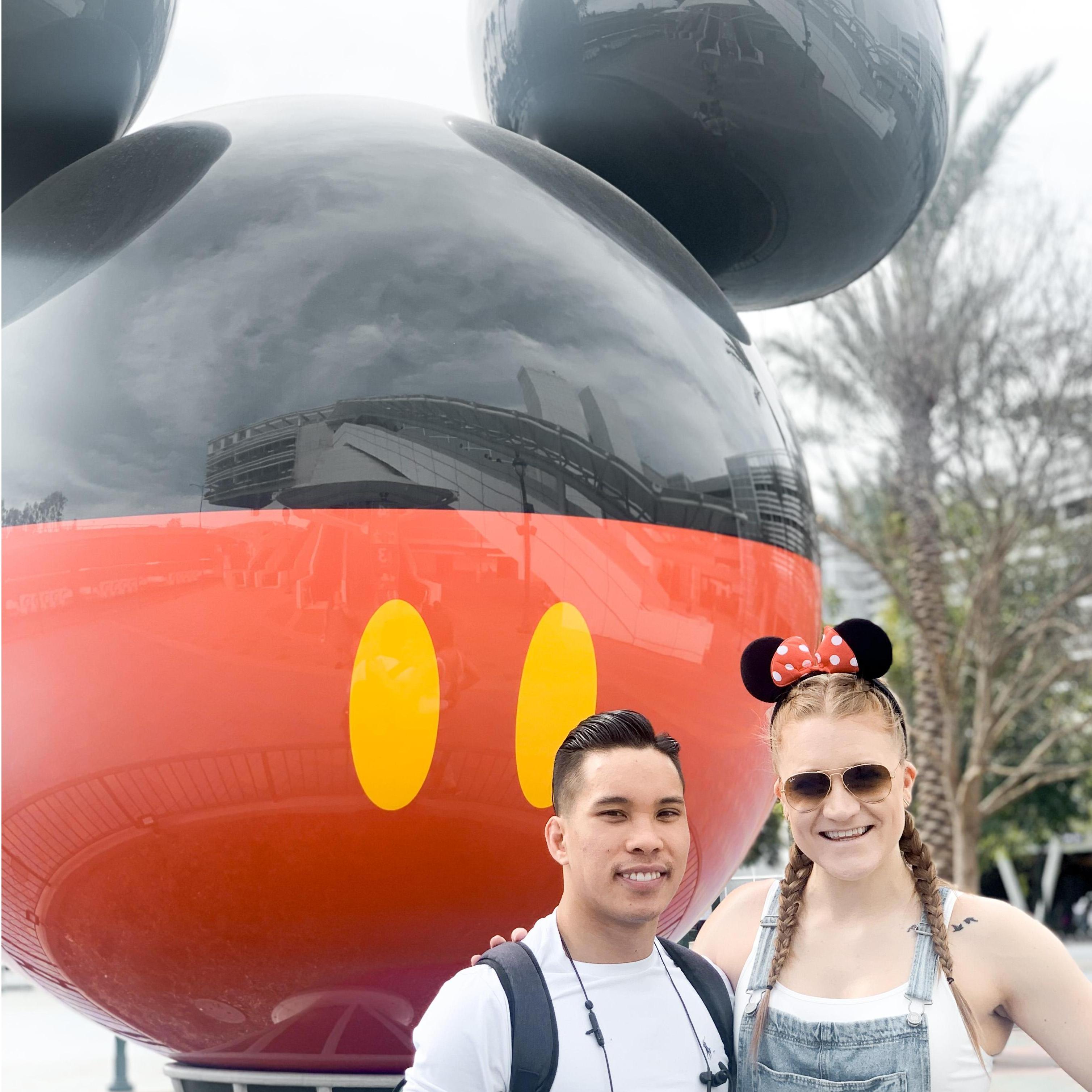 Our first trip to Disney together