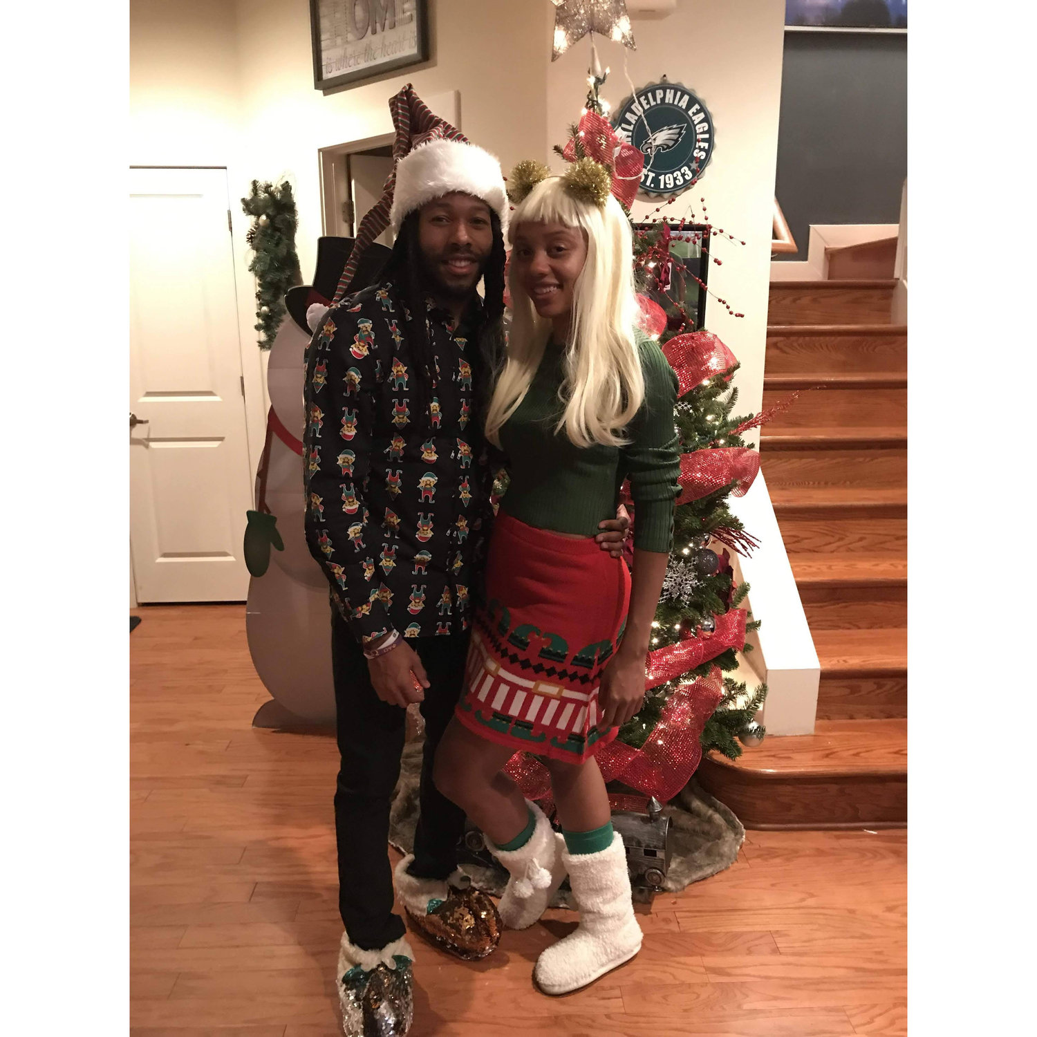 Some Christmas fun at my family's traditional Cookies & Cocktails party!