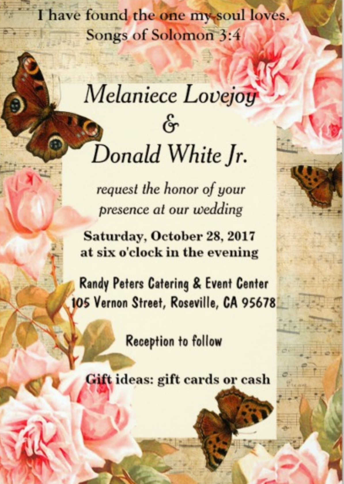 The Wedding Website of Melaniece Lovejoy and Donald White Jr