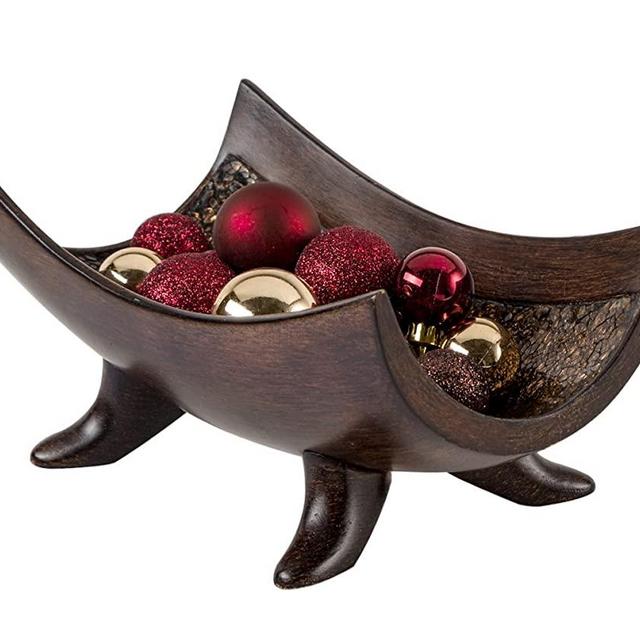 Schonwerk Decorative Bowl for Home Decor - Centerpiece for Dining Room Table - Coffee Table Decor Home Decorations for Living Room - Mantle House Decor Decorations or Key Bowl for Entryway