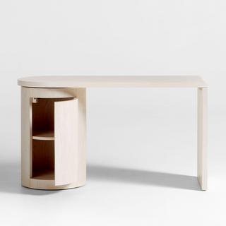 Twist Rotating Desk with Storage