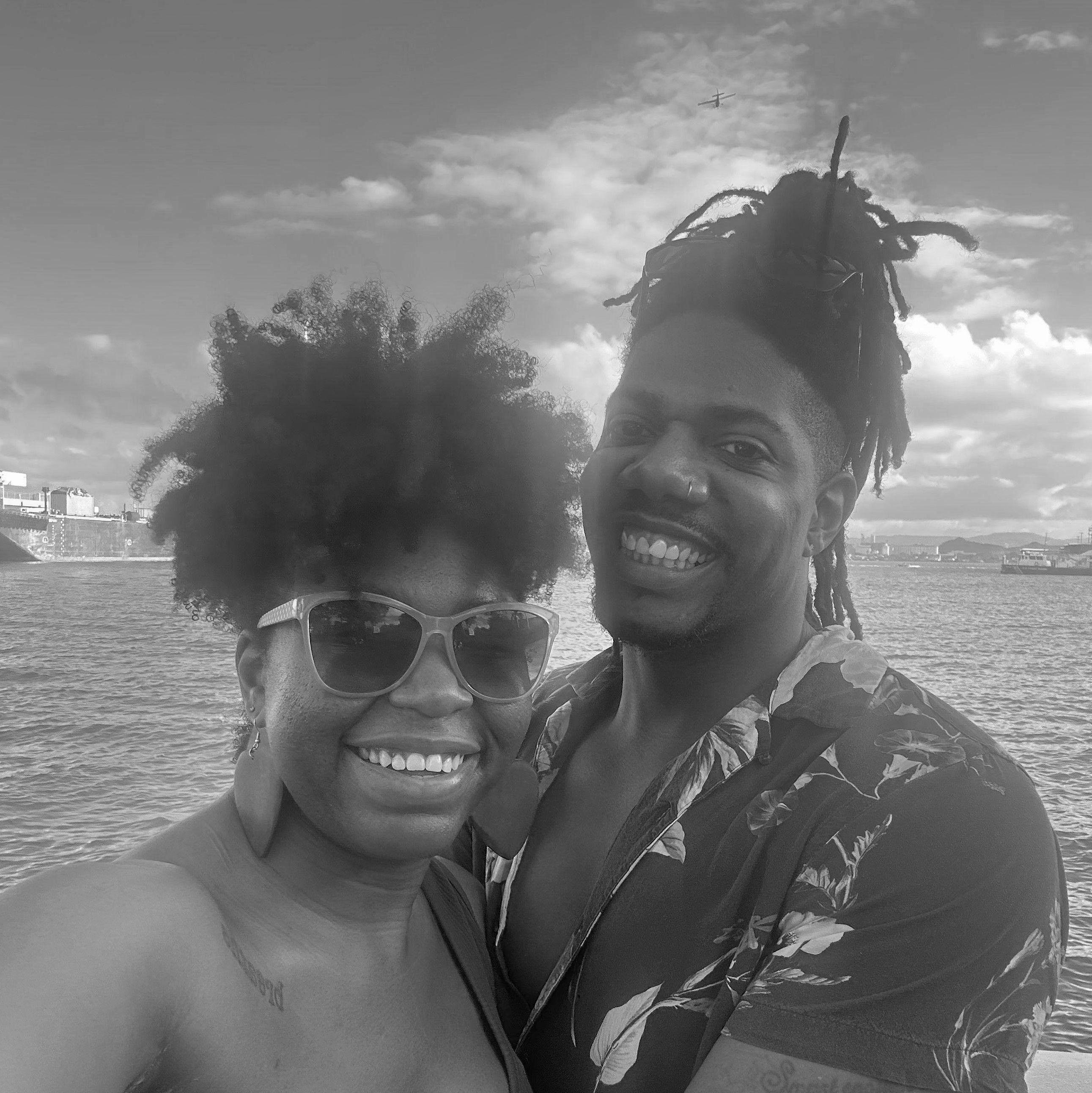 Catching some sun in Puerto Rico.