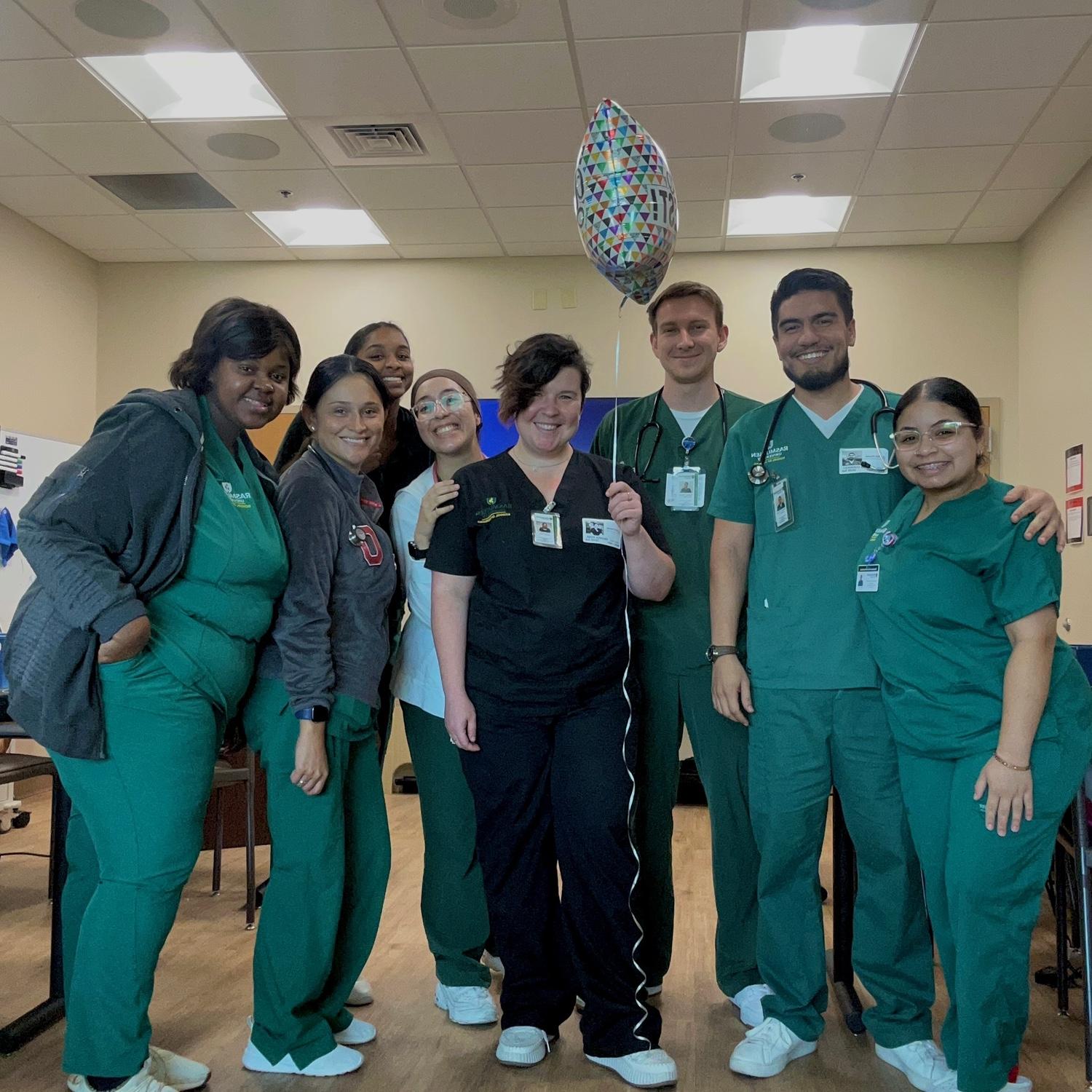 William and Abigail in Nursing school