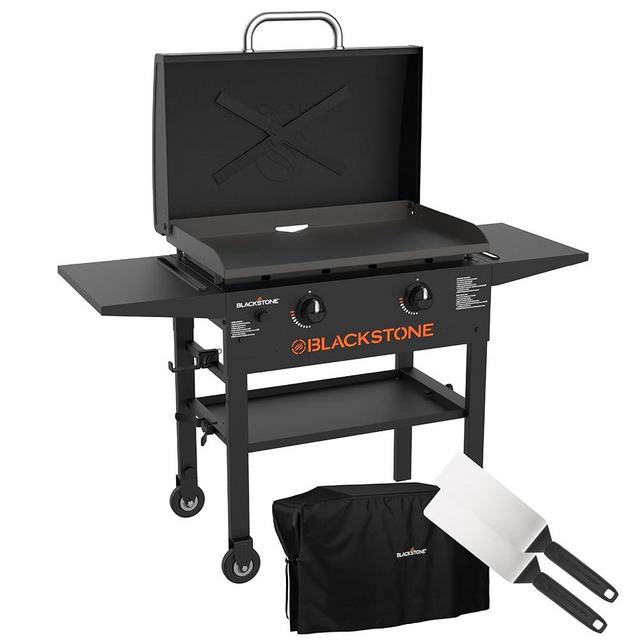 Blackstone 2450AZ 28" Omnivore Griddle Bundle with Soft Cover and Two Spatulas
