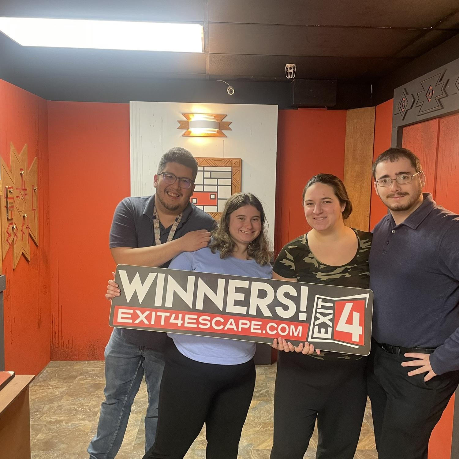 Exit 4 Escape room w/Madison&Eric