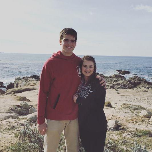 December 2017, Monterey, CA - Our first vacation together before Christmas.