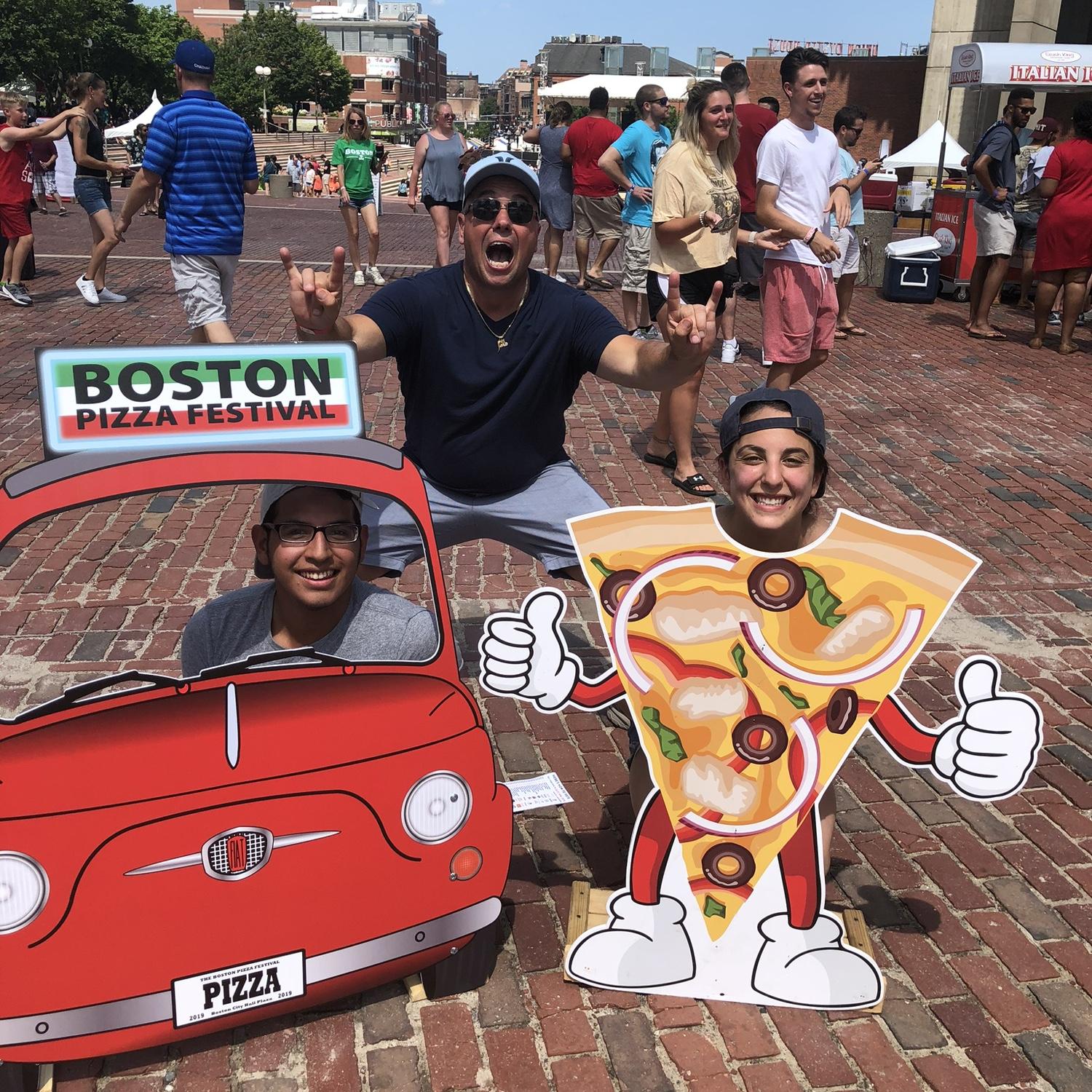 2019 - Boston Pizza festival with Julia’s dad!
