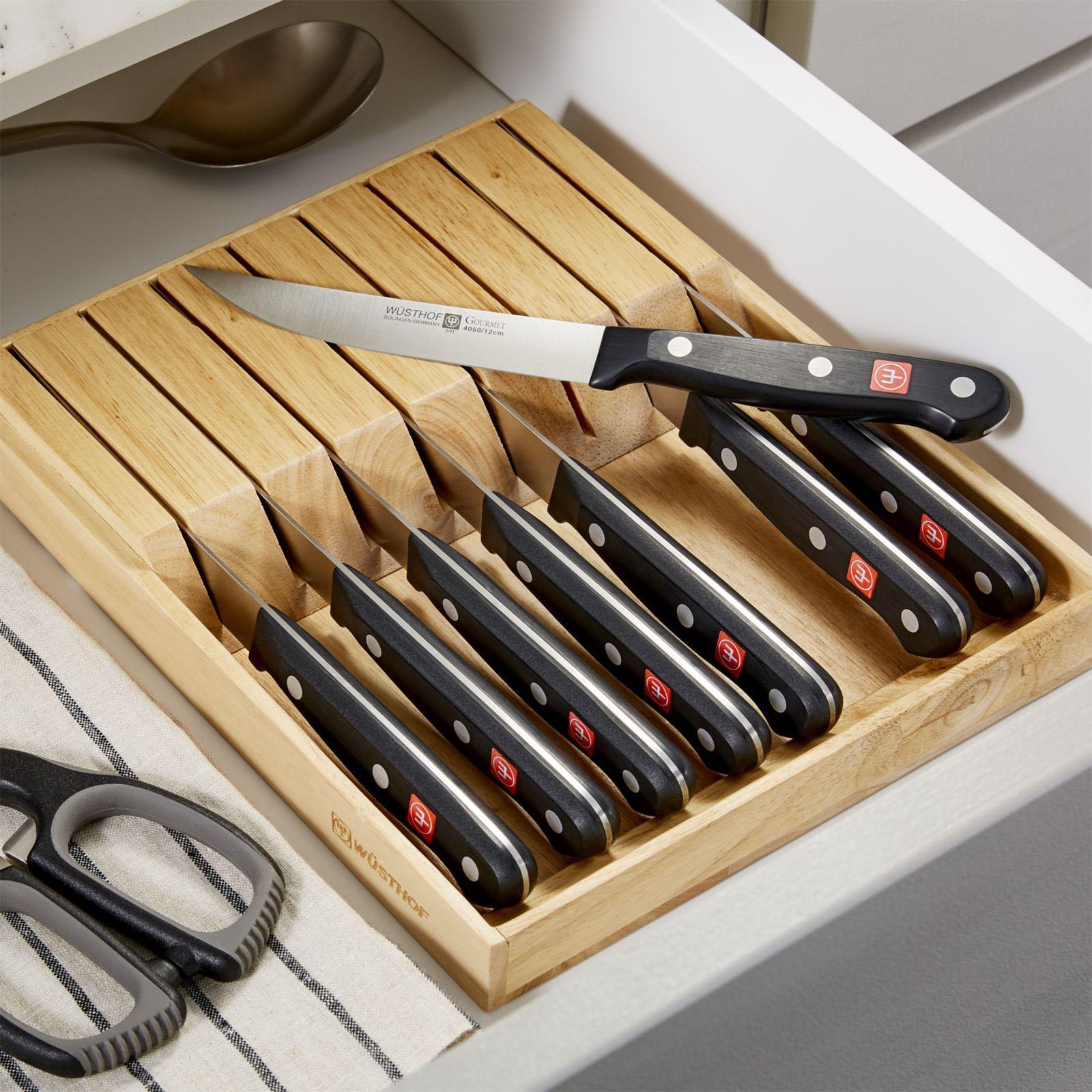 W sthof Gourmet 7-Piece In-Drawer Knife Set | Crate & Barrel