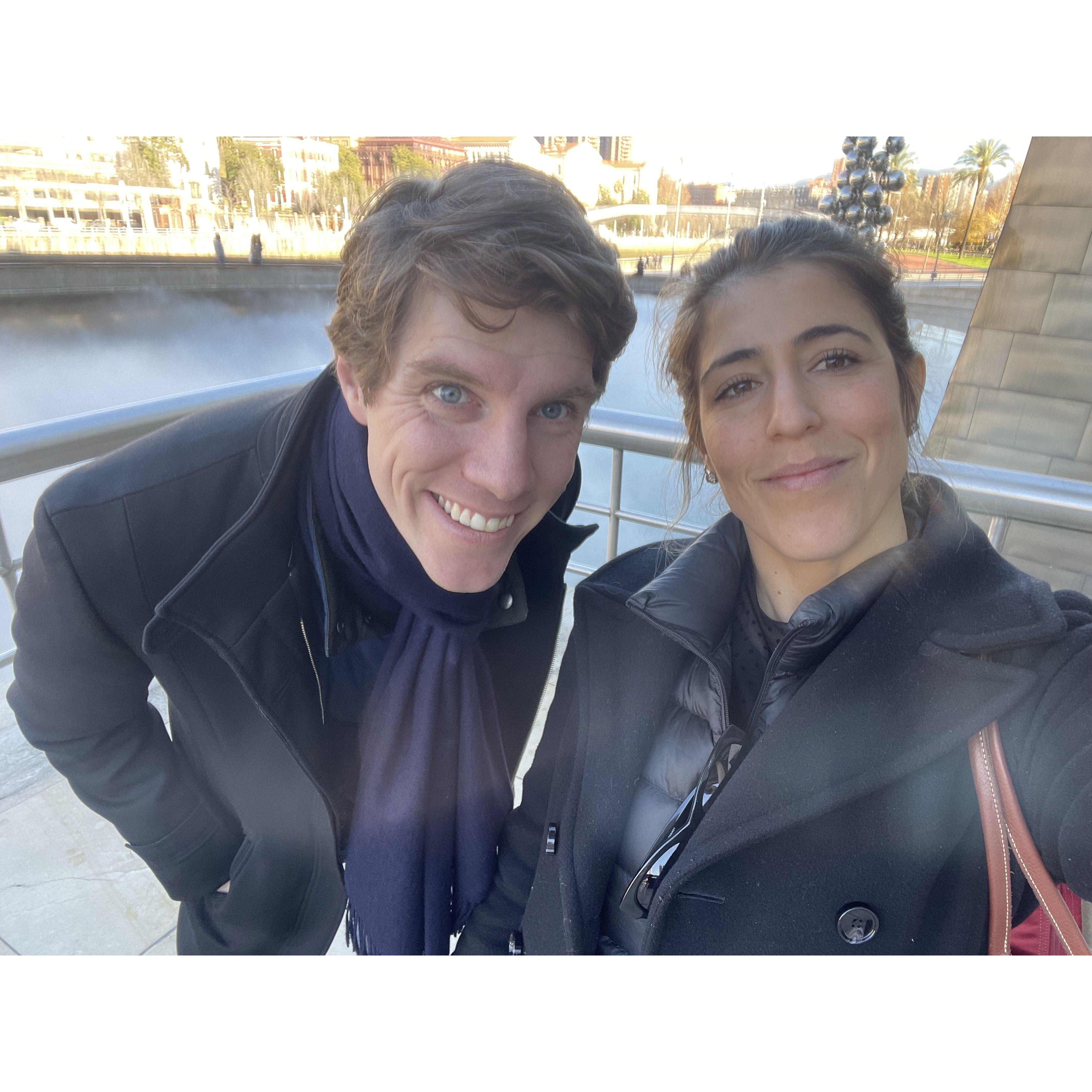 Visiting Guggenheim museum