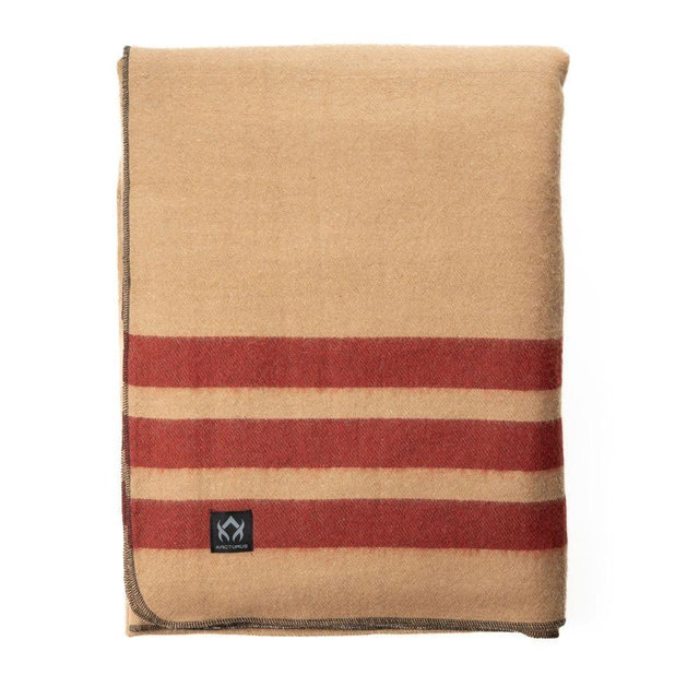 Arcturus Rainier Wool Blanket, Warm, Thick, Washable Wool Blanket for Home, Outdoors, Camping, Tailgates, Picnic, Hunting, Travel & Emergency Kits, Twin Size, 4.5 lb, Dry Falls