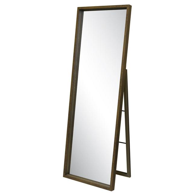 Ladder Back 20.2-Inch x 60.2-Inch Floor Mirror in Brown