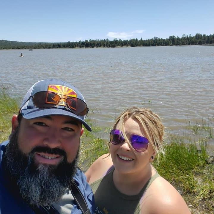 I think this was in Flagstaff on our weekend getaway to the Grand Canyon