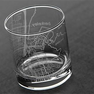 College Town Rocks Glass, Set of 2