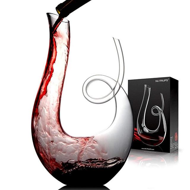 Decanter for Wine Decanters And Carafes by NUTRIUPS Crystal Aerator 1.6L Wine Accessories for Wine Lovers