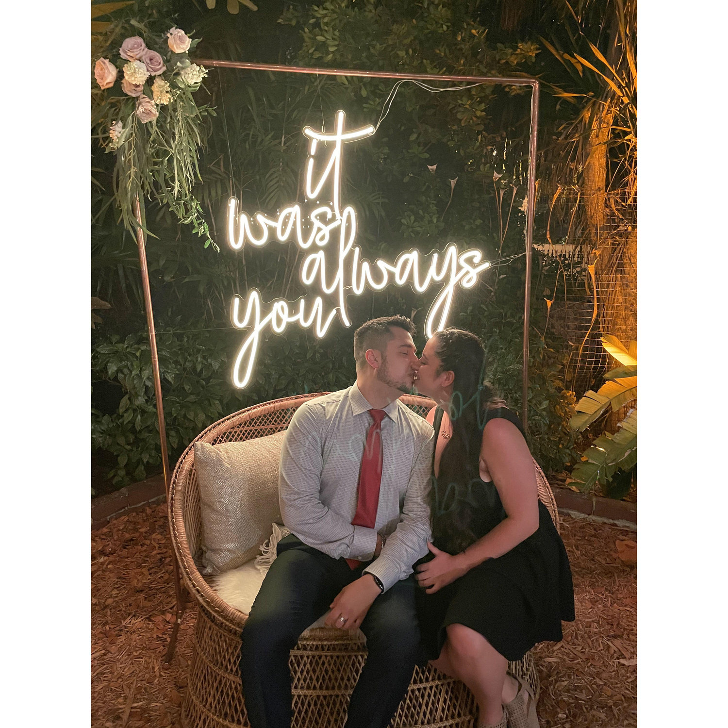 Our first wedding together with the most fitting backdrop