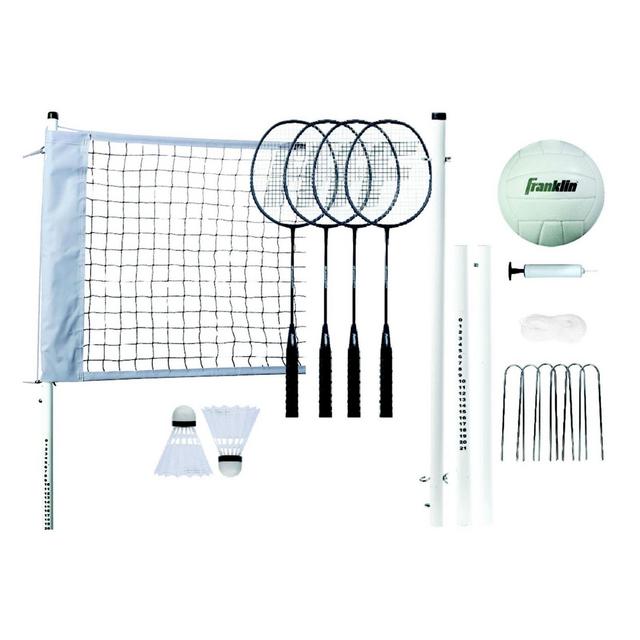 Franklin® Sports Professional Volleyball and Badminton Set