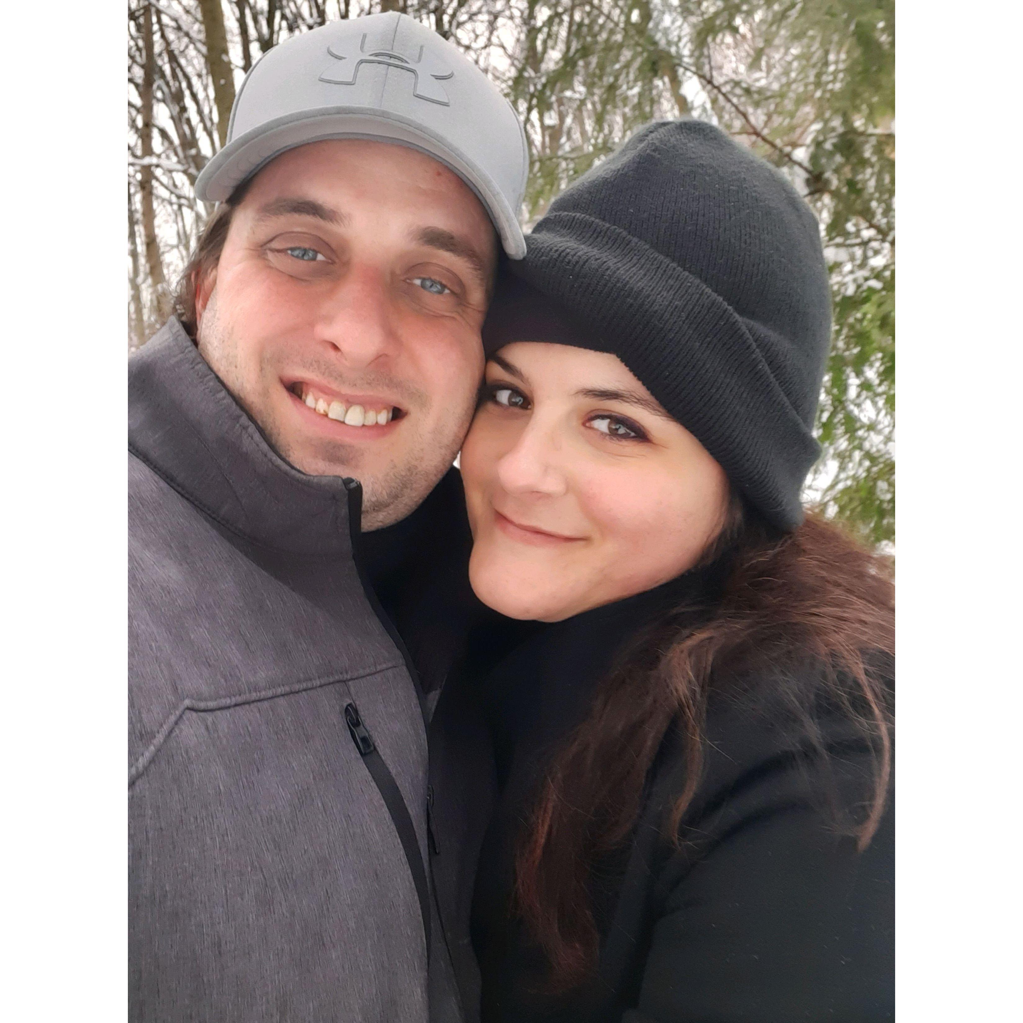 One of our first photos together - December 2020