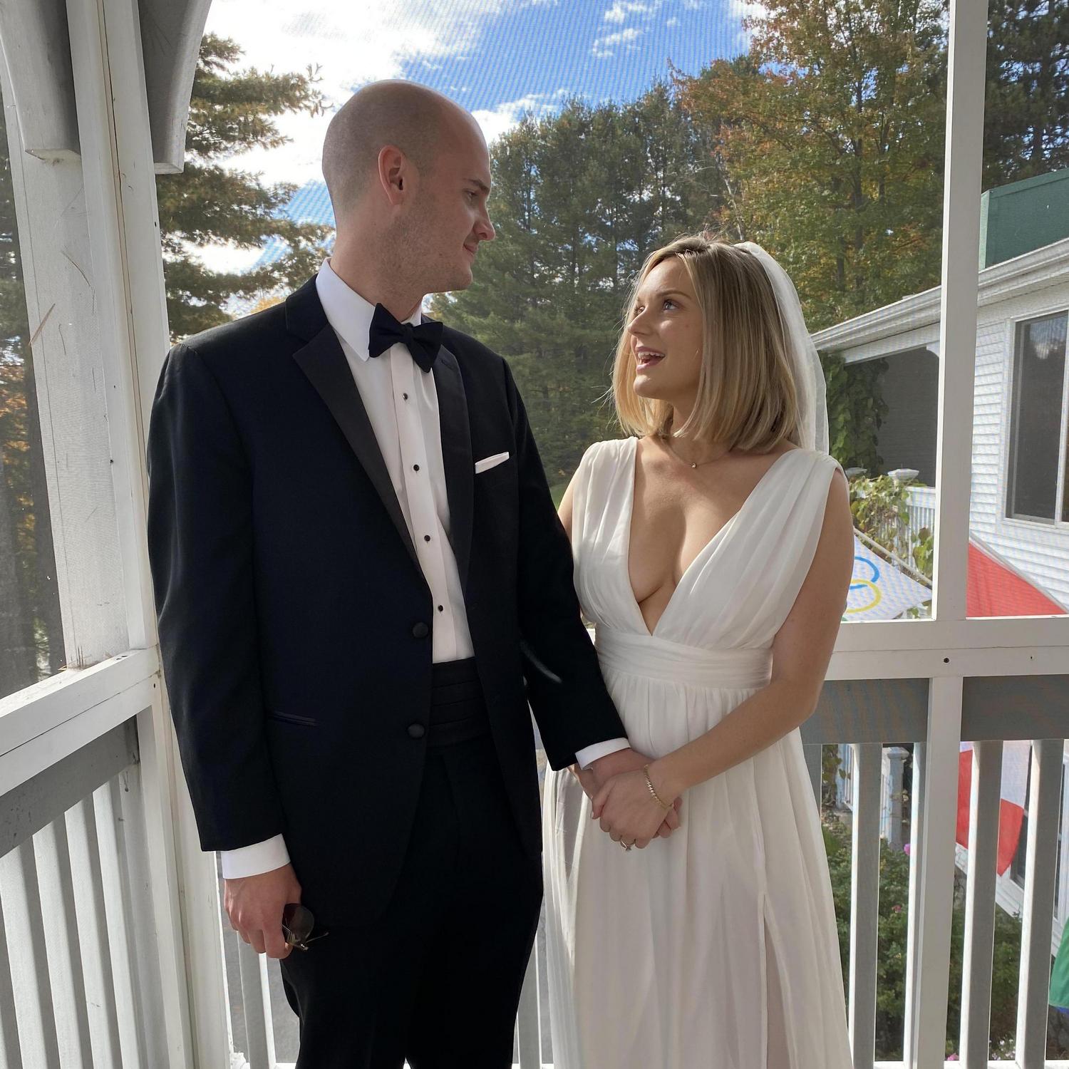 moments after the first look! we're both like, AH! it's happening!