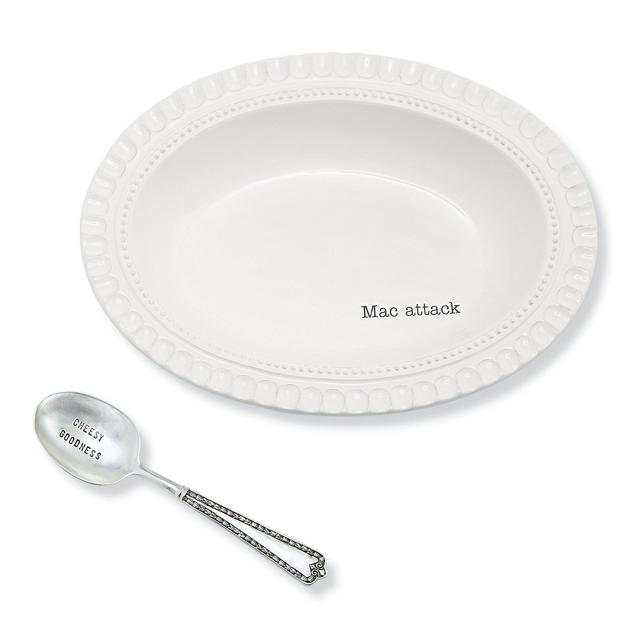 Mud PieMac & Cheese Dish with Spoon