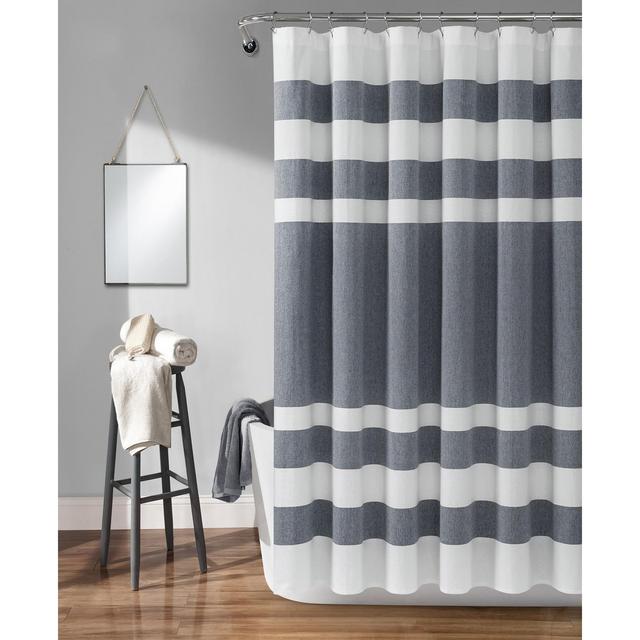Cape Cod Stripe Yarn Dyed Cotton 72" x 72" Shower Curtain