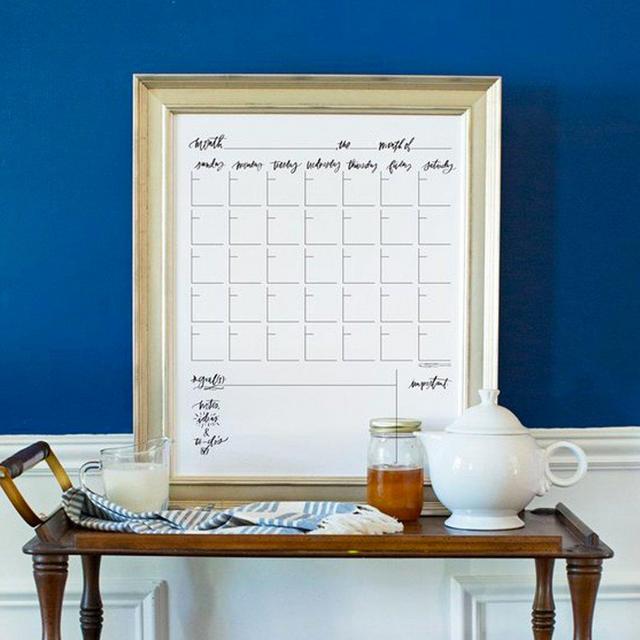 Creatives Calendar, Calligraphy (Vertical)