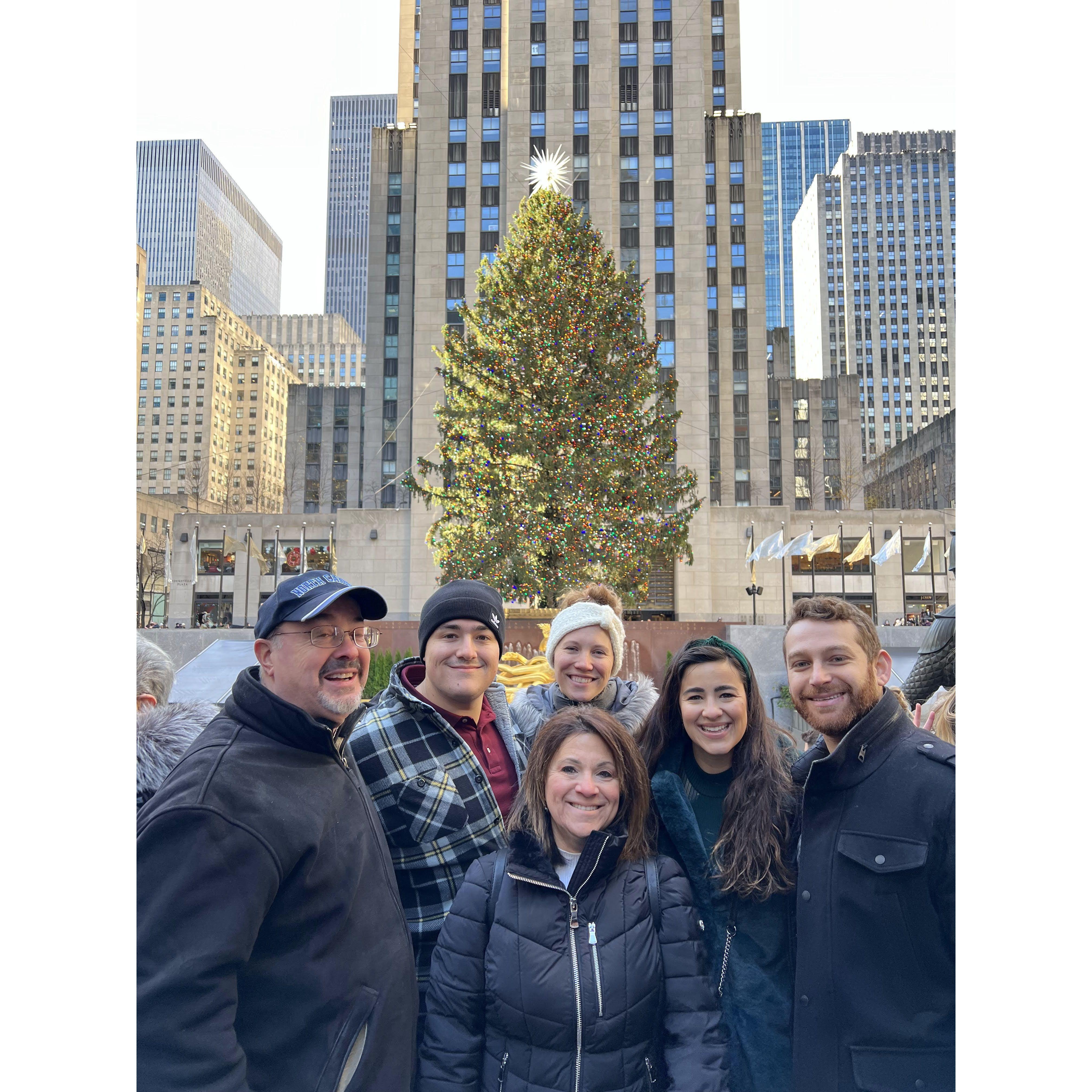 Trips to the city during the holidays are our favorite!!