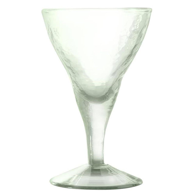 Santa Barbara Design Studio Cocktail Glass Textured Glass Goblet, 5.75" H, Fog