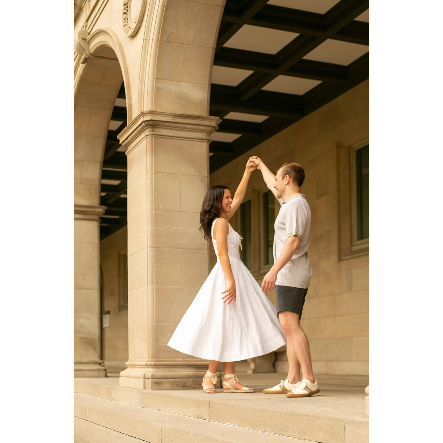 Engagement photos at WashU / Summer 2025