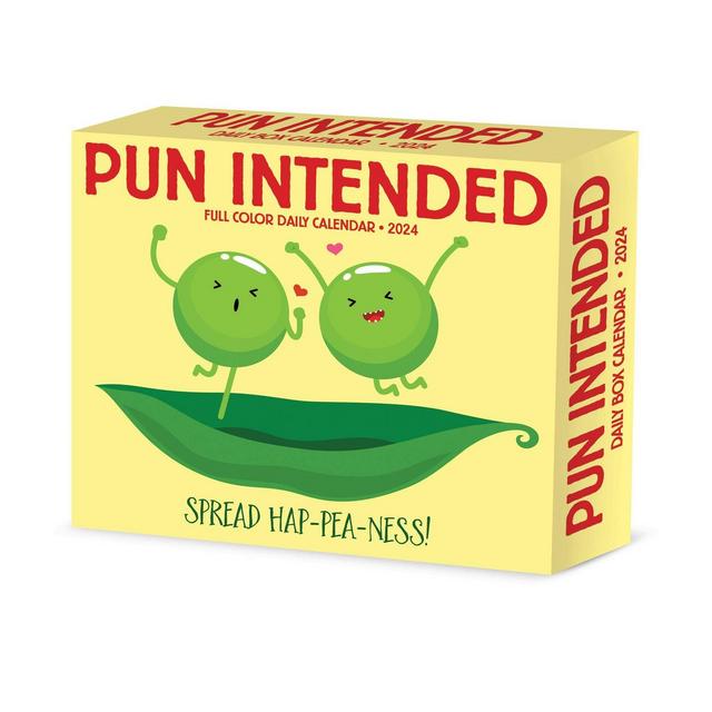 Willow Creek Press 2024 Daily Desk Calendar 5.2"x6.2" Pun Intended